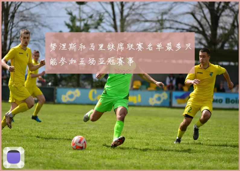 努涅斯和马里缺席联赛名单最多只能参加五场亚冠赛事